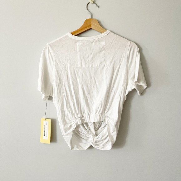 ✨ NWT White Cinched Tee | Nanavatee - Picture 2 of 3